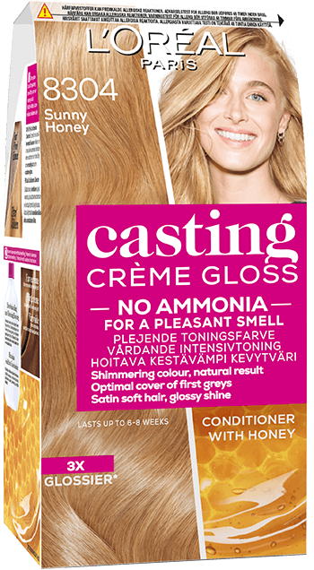 Hårfarve 8304 Honey Sun Creme Gloss produktbillede